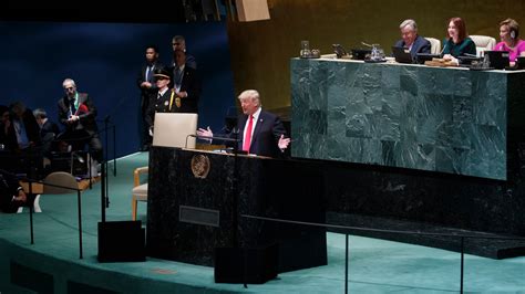 Fact Checking Trumps Speech To The United Nations The New York Times