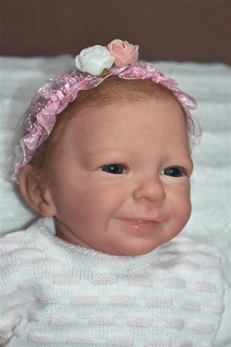 Reborn Baby Rieke With Inserted Hair Custom Liliana Reborn