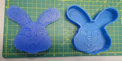 Easter Bunny Silicone Mold For Aroma Beads And Freshies Etsy