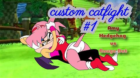 Custom Catfight 1 Amy Hedgehog Vs Rouge Bat