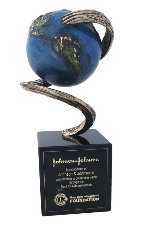Save The Earth — Bennett Awards Custom Sculpture Awards And Unique