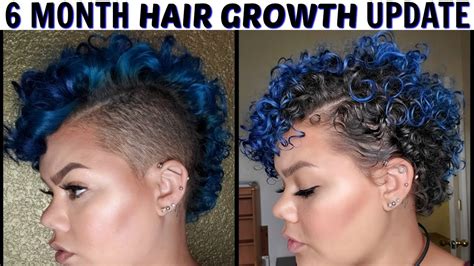 6 Month Update Hair Growth Growing Out Shaved Sides Youtube