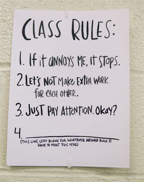 Realistic Class Rules Poster Printable On Teachers Pay Teachers
