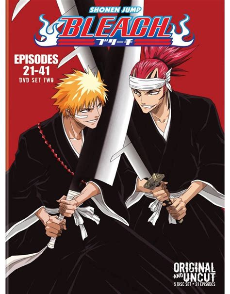 Viz Media Bleach Uncut Set 2 Eps 21 41 Dvd Collectors Anime Llc