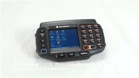 Motorola Wt4090 Wearable Barcode Scanner Boot Up 1 Youtube