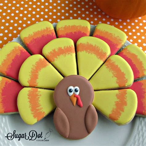 Sugar Dot Cookies Thanksgiving Turkey Cookie Platter Thanksgiving