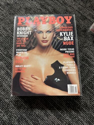 Playboy March A Miriam Gonzalez Supermodel Kylie Bax Nude Ebay
