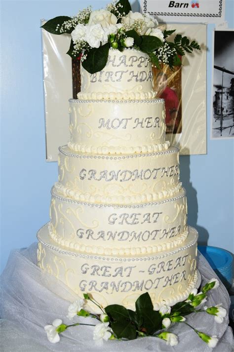We've put together a charming selection of personalised birthday gifts for grandma, ready for you to make your selection. 90th Birthday Cake | 90th birthday cakes, 80 birthday cake, 100th birthday party