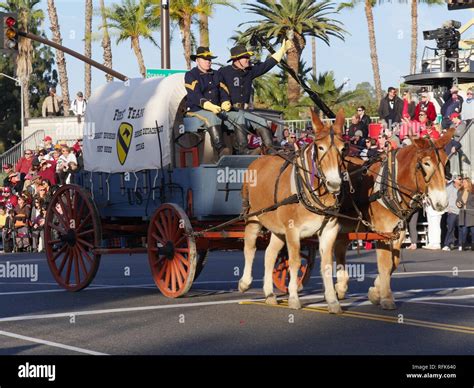 Pasadena California—january 1 2018horse Driven Wagon Of The 1st