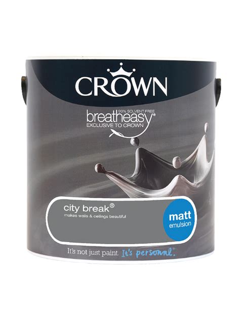 City Break - Matt - Standard Emulsion | Crown paints, Crown paint colours, Hallway colours