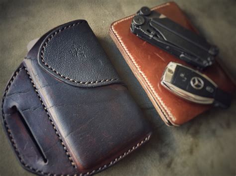 Premium Handmade Leather Belt Holster Iphone 7 6s M18