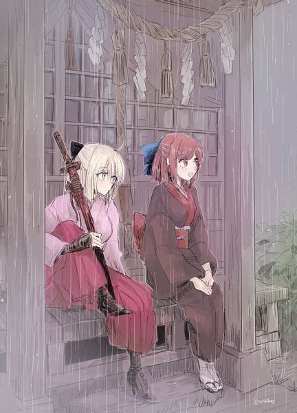 Okita Souji And Kohaku Koha Ace Fate Stay Night Series Fate Stay Night Anime Chica Anime Manga