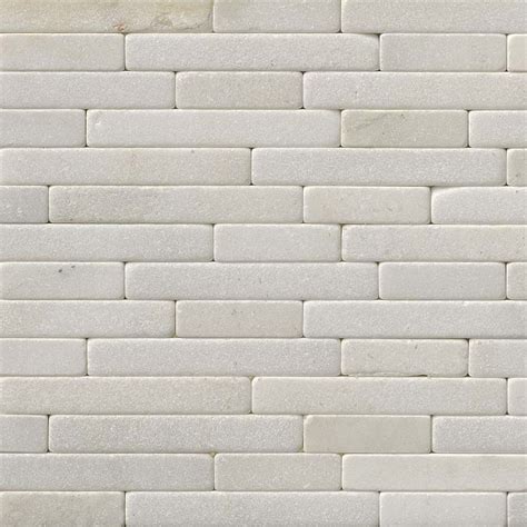 Greecian White Tumbled Veneer 8x18 Backsplash Tile