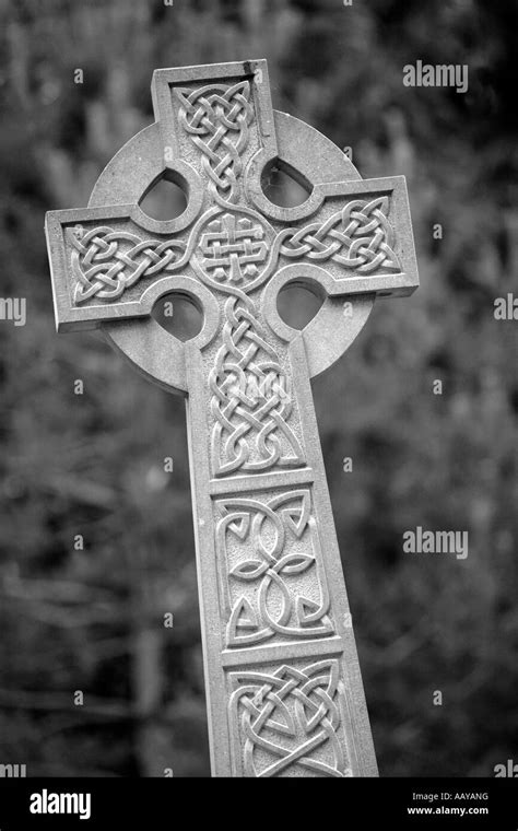 Celtic Cross Celt Welsh Wales Decorative Decoration Stock Photo Alamy