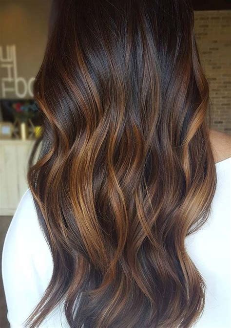 Subtle Fall Balayage For Brunettes This Is Stunning Color Perfect For