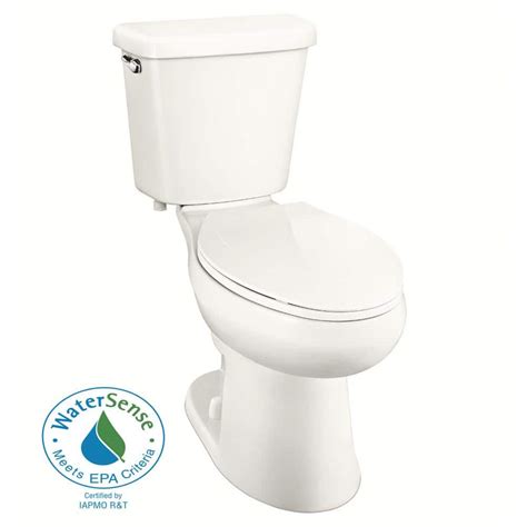 Glacier Bay 2 Piece 10 Gpf Single Flush Elongated Toilet In White