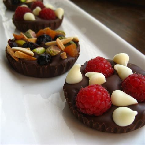 Fruit and Nut Chocolate Dessert