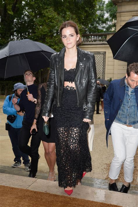 Emma Watson Valentino Haute Couture Fashion Show During Paris Fashion Week July 2014
