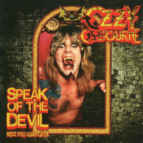 Ozzy Osborne Speak Of The Devil Ace Bootlegs