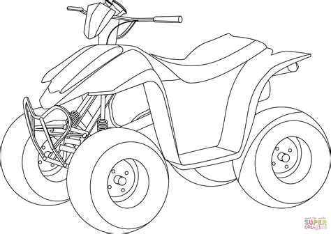 Atv Coloring Page Free Printable Coloring Pages