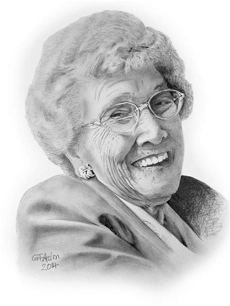 What to buy for grandmother. Portrait of a grandma in pencil - Garry's Pencil Drawings