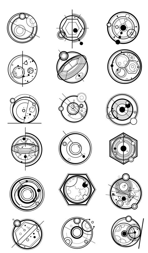 Gallifreyan Writing From The Moment Day Of The Doctor By
