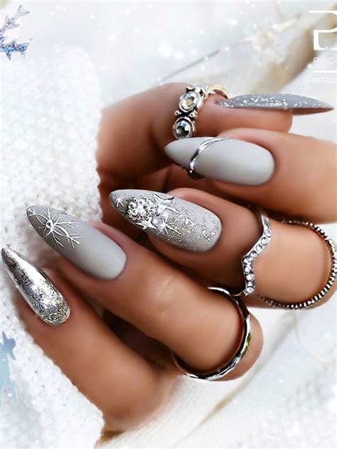 The Best Gray Nail Art Design Ideas Stylish Belles In 2021 Grey