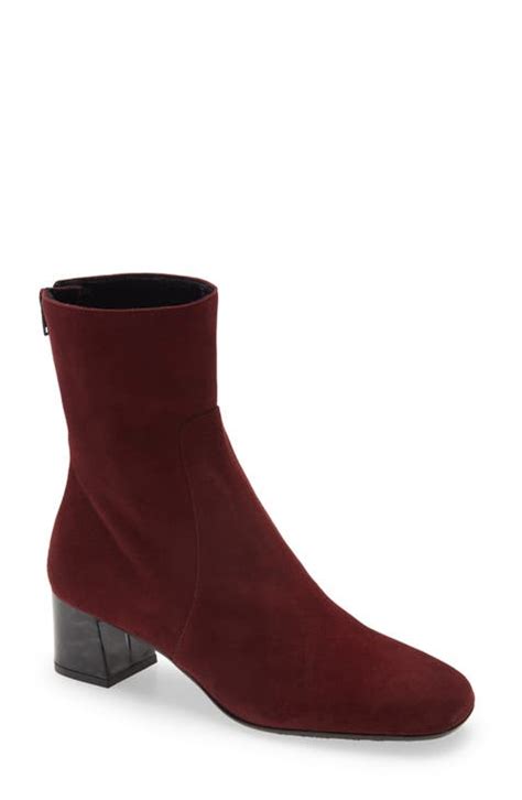 Womens Burgundy Booties And Ankle Boots Nordstrom