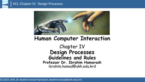 Pdf Hci Chapter Iv Human Computer Interaction Design Processes