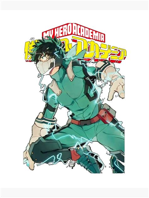 Deku Full Cowl My Hero Academia Poster For Sale By Manualadeline