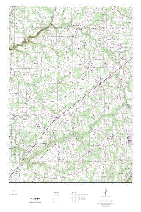 Mytopo Fyffe Alabama Usgs Quad Topo Map