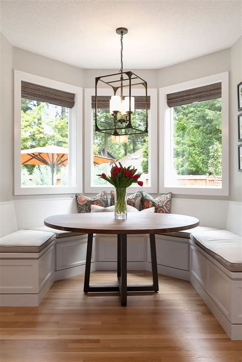 Banquette Seating In Bay Window Nook Banquette Seating In Kitchen