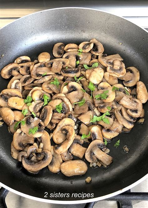 Easy Sauteed Mushrooms - 2 Sisters Recipes by Anna and Liz