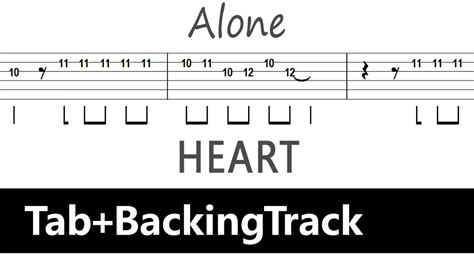 Heart Alone Guitar Tab BackingTrack YouTube
