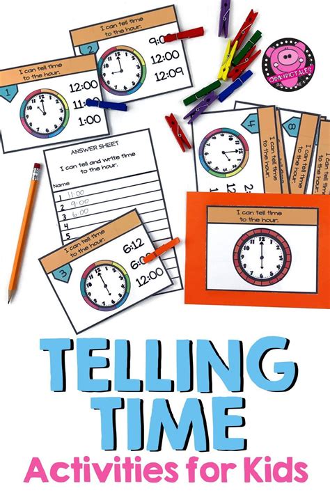 Free Telling Time 2nd Grade Activities