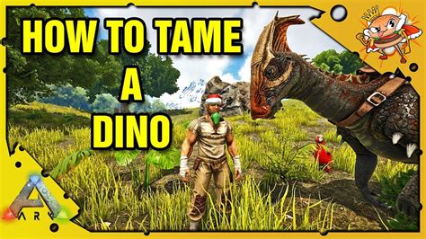 How To Tame A Dino Ark Survival Evolved Youtube