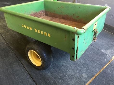 John Deere Model Dump Cart For Lawn Garden Tractors Ebay