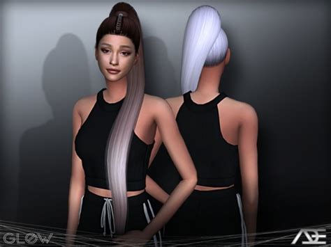 Sims 4 Hairs The Sims Resource Glow Har By Ade Darma