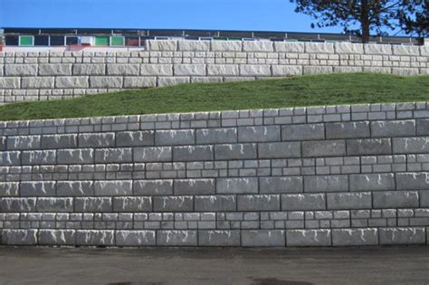 Lahman Precast Redi Rock Retaining Walls Natural Concrete Blocks