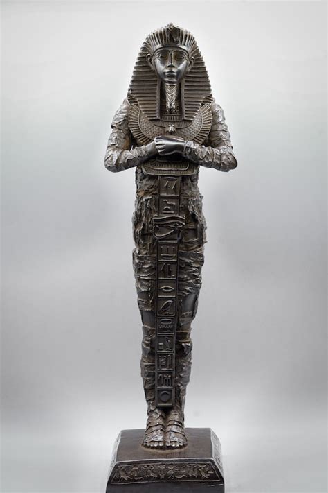 Unique Statue Of Egyptian King Tut Tutankhamun Fighter Large Etsy