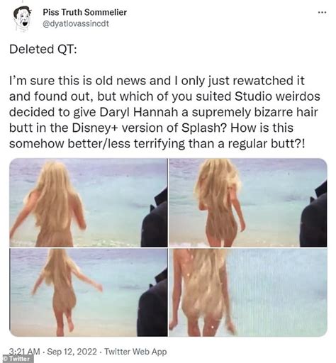 Disney Finally Restores Daryl Hannahs Nude Butt In 1984 Rom Com