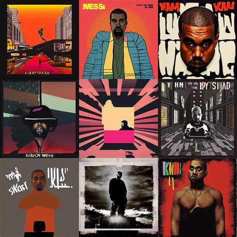 Album Art In The Style Of A Kanye West Album Cover Stable Diffusion
