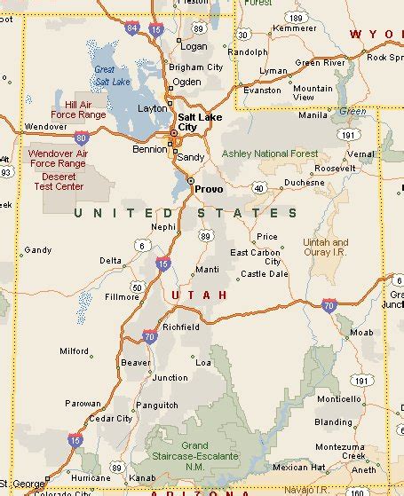 21 Creative Map Of Utah Counties And Cities