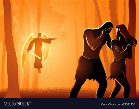 Adam And Eve Vector