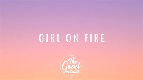 Alicia Keys Girl On Fire Lyrics Lyric Video Youtube