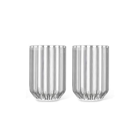 Dearborn Water Glass Set Of 2 Gessato Design Store