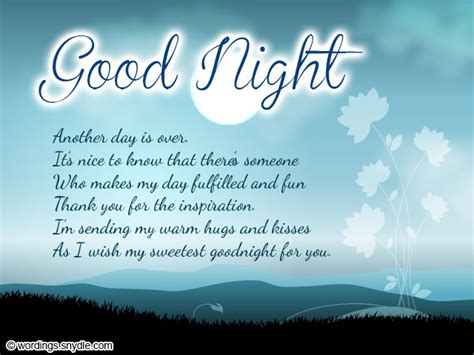 Sweet Goodnight Love Messages For Her To Make Her Smile Love You