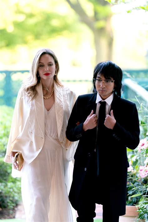 angelina jolie and son maddox at white house state dinner popsugar celebrity uk
