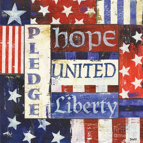 Usa Pride 1 Painting By Debbie Dewitt Pixels