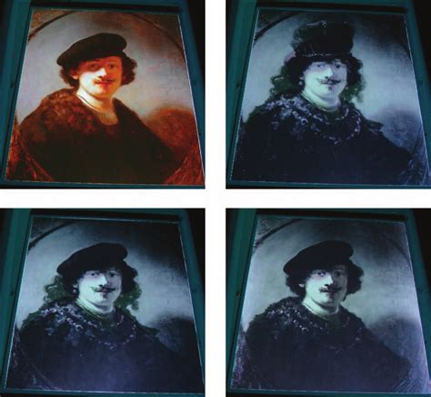 Rembrandts Self Portrait 48 × 56 Cm A Copy Of Original Painting